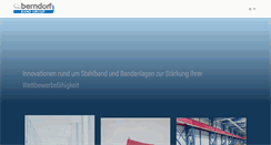 Desktop Screenshot of berndorfband-group.com